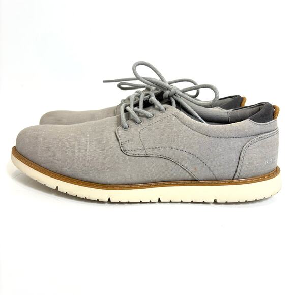 TOMS - Men\'s Navi Crosshatch Sport Bottom Oxford Dress Shoes-Gray- 12 main image 8